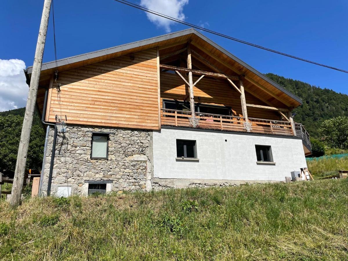 Neuf Chalet 4P Le Suet Jacuzzi Privatif Entremont Bagian luar foto